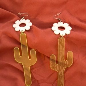 Cactus earrings